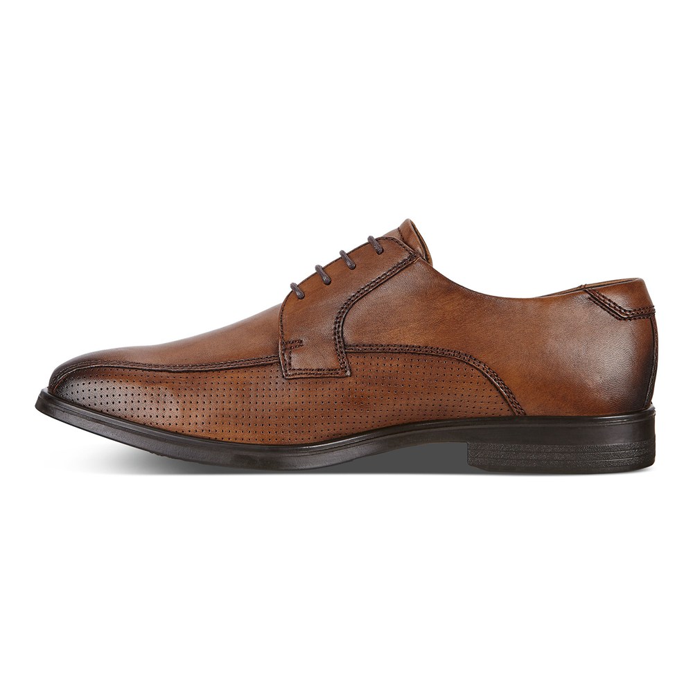 ECCO Mens Dress Shoes Brown - Melbourne - WUP-160598